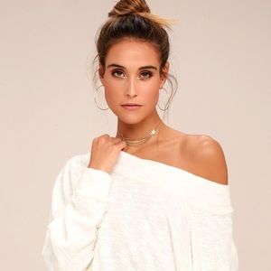 Free People off the shoulder sweater